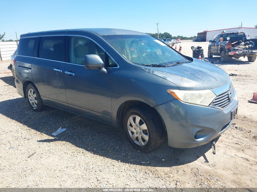 2011 NISSAN QUEST S | JN8AE2KP7B9003735 | UPCARS