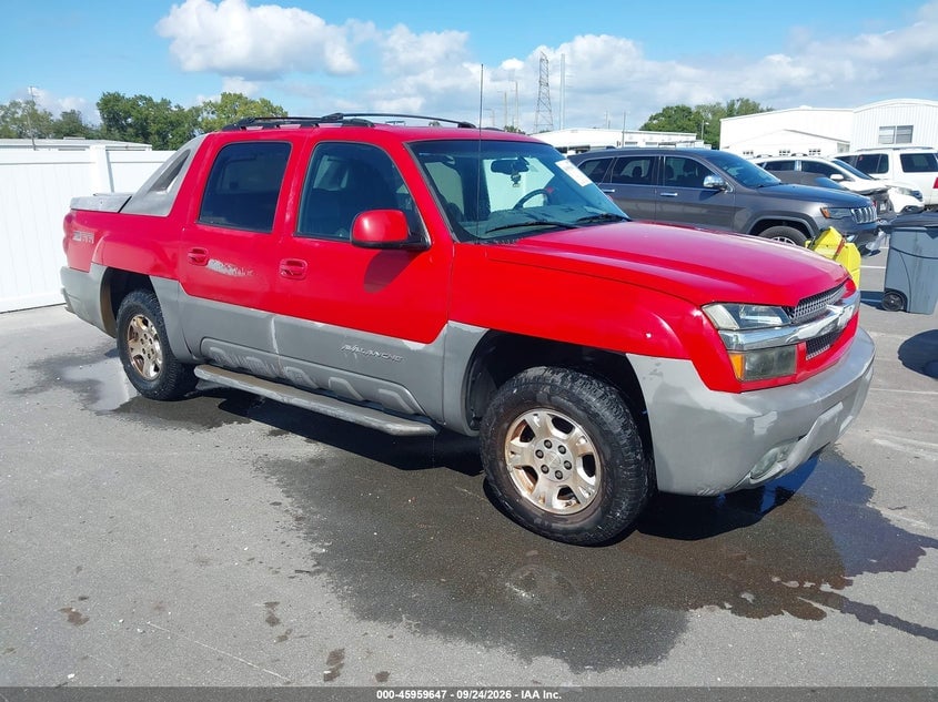 2002 CHEVROLET AVALANCHE 1500 | 3GNEC13T52G130967 | UPCARS
