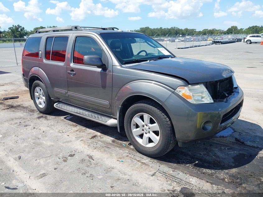 2008 NISSAN PATHFINDER SE | 5N1AR18U18C620210 | UPCARS