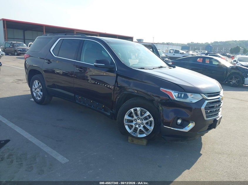 2021 CHEVROLET TRAVERSE FWD LT LEATHER | 1GNERHKW6MJ154697 | UPCARS