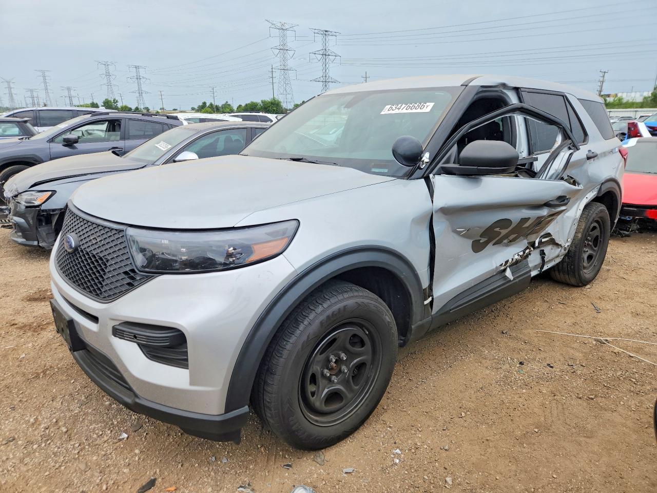 2023 FORD EXPLORER POLICE INTERCEPTOR | 1FM5K8AB6PGA32706 | UPCARS