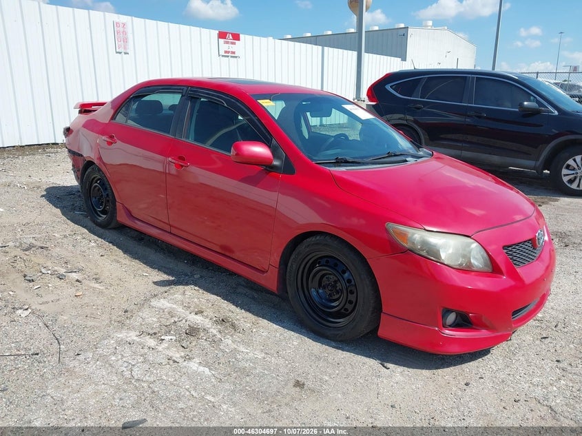 2009 TOYOTA COROLLA XRS | 2T1BE40E49C027380 | UPCARS