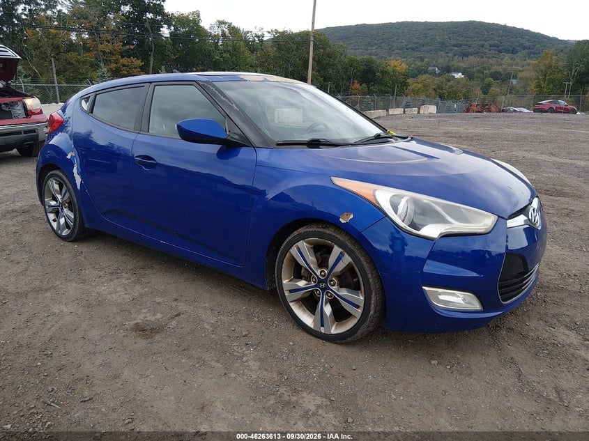 2012 HYUNDAI VELOSTER BASE W/BLACK | KMHTC6ADXCU032407 | UPCARS