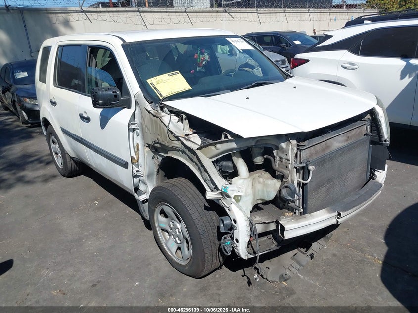 2015 HONDA PILOT LX | 5FNYF3H26FB013452 | UPCARS