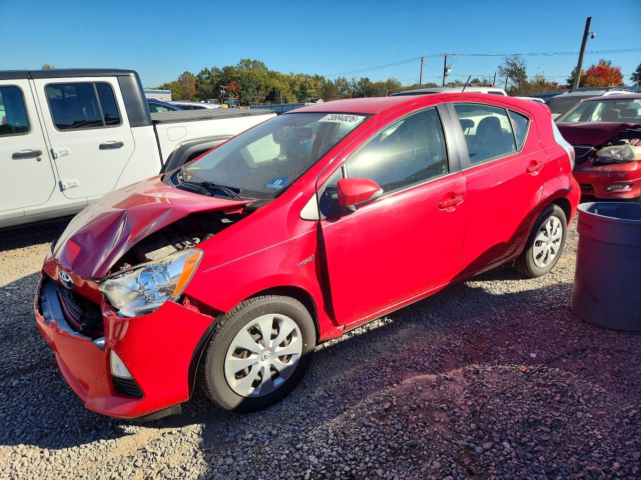2014 TOYOTA PRIUS ONE | JTDKDTB34E1574608 | UPCARS