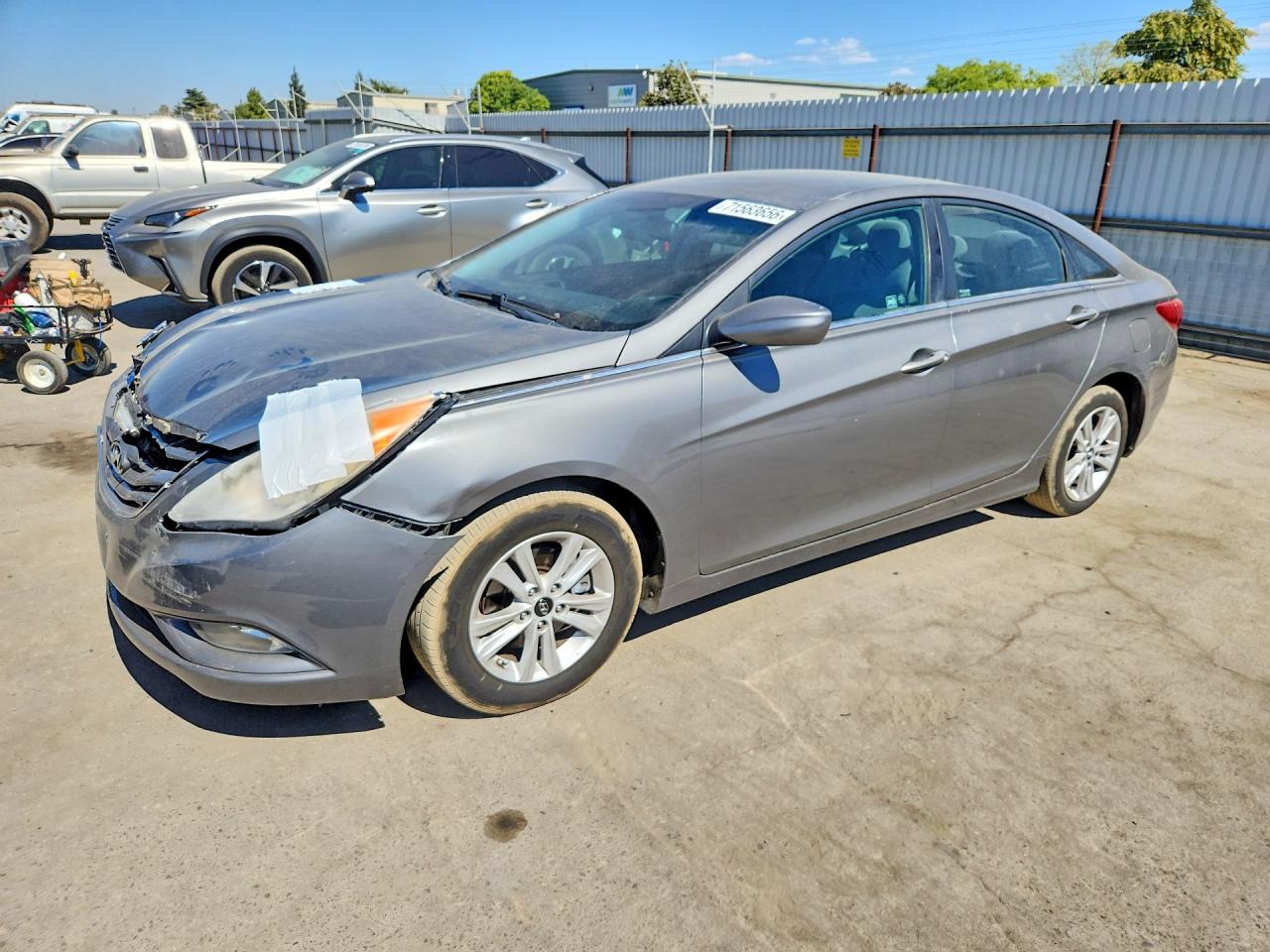 2013 HYUNDAI SONATA GLS | 5NPEB4AC6DH621736 | UPCARS
