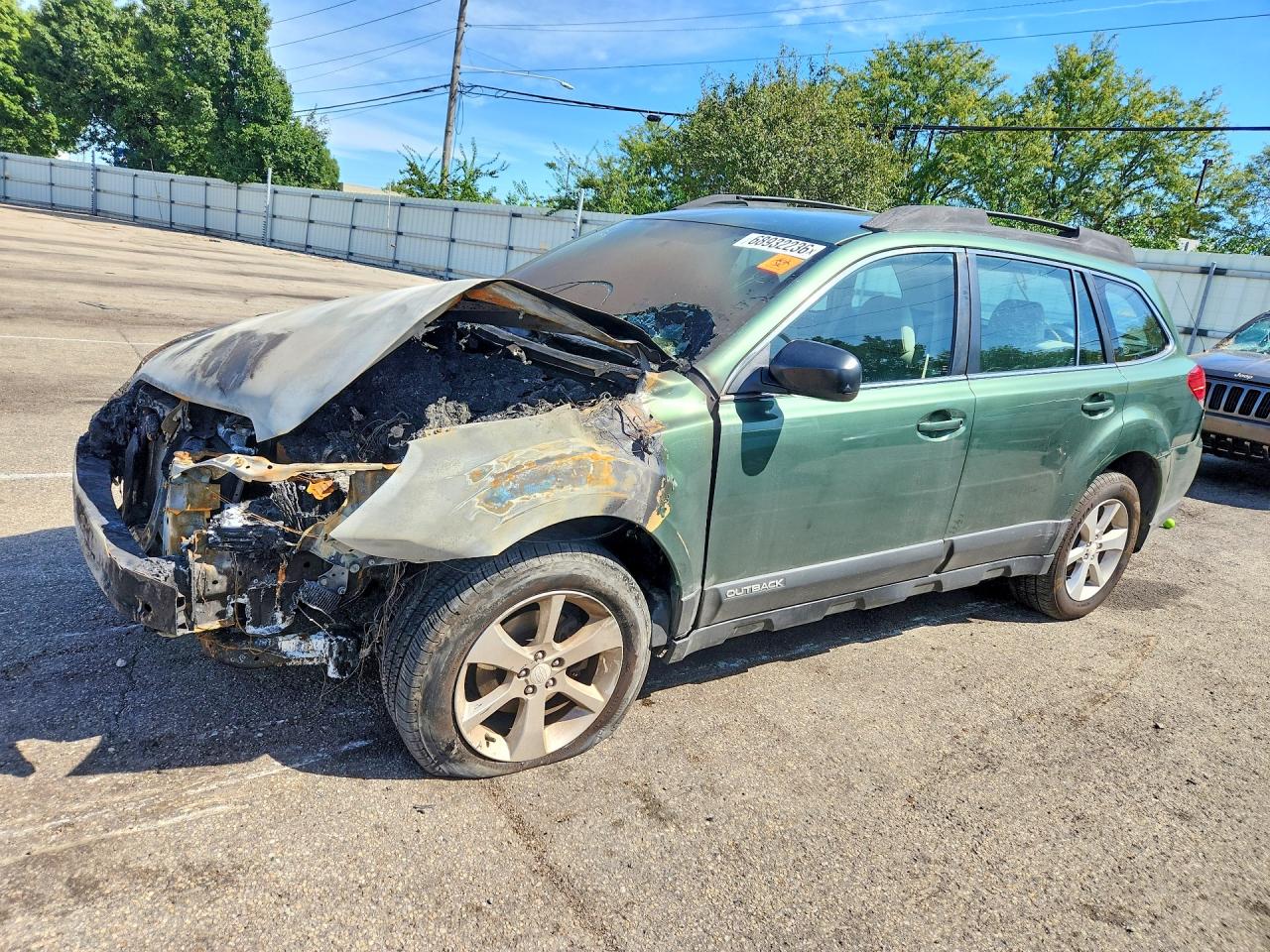 2014 SUBARU OUTBACK 2.5I | 4S4BRCAC1E3303010 | UPCARS