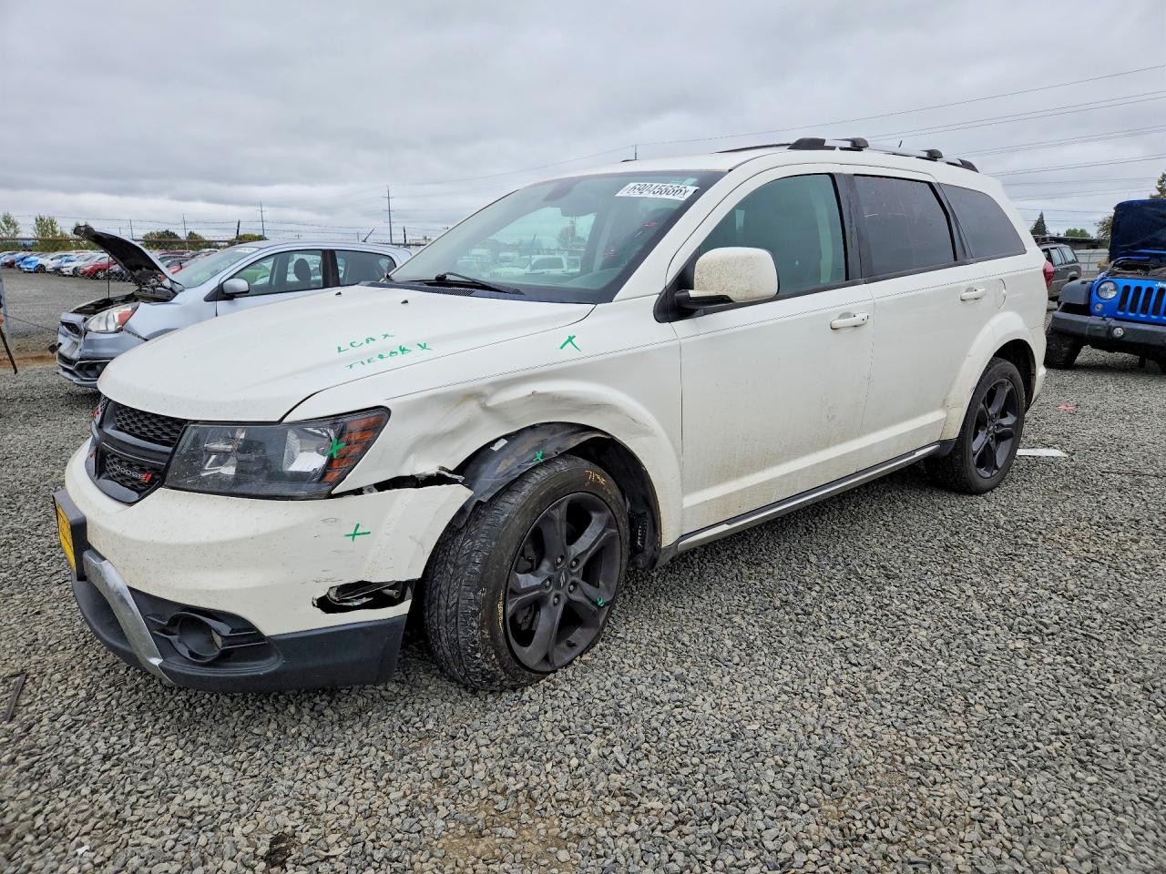 2018 DODGE JOURNEY CROSSROAD | 3C4PDDGG8JT514812 | UPCARS