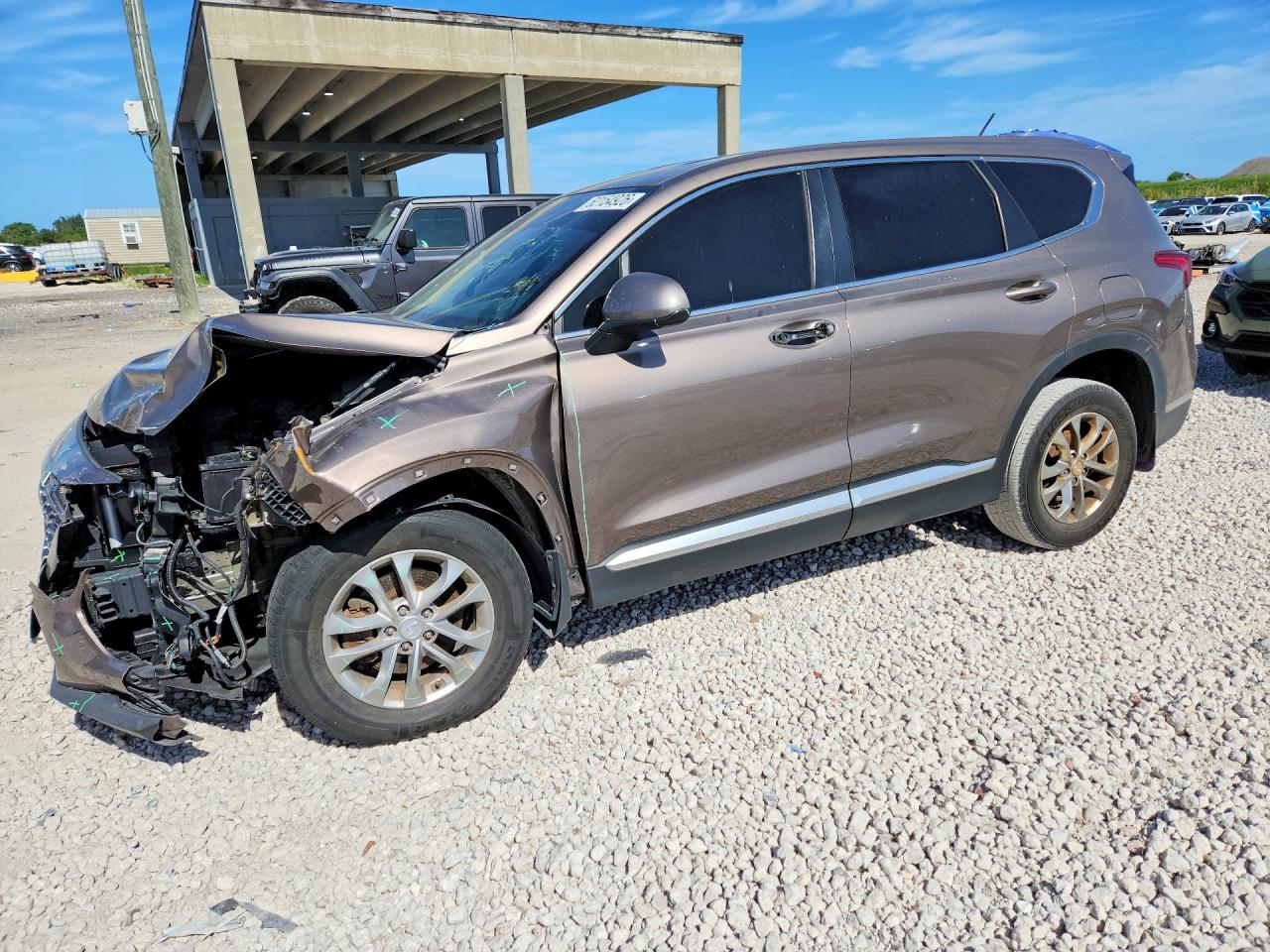 2019 HYUNDAI SANTA FE SE | 5NMS23AD3KH132792 | UPCARS