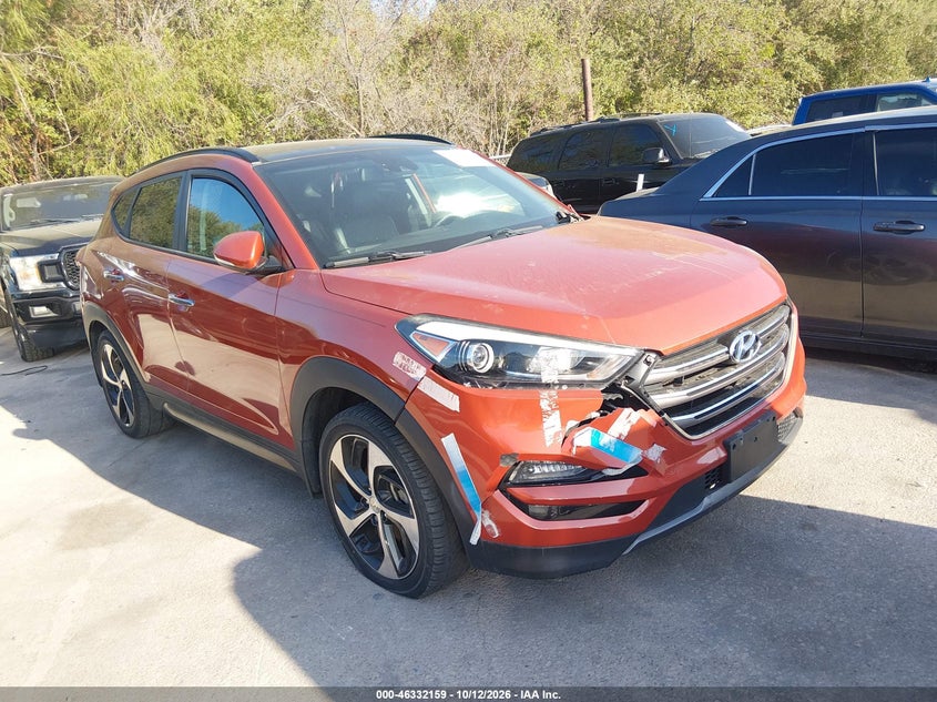 2016 HYUNDAI TUCSON LIMITED | KM8J33A29GU075422 | UPCARS