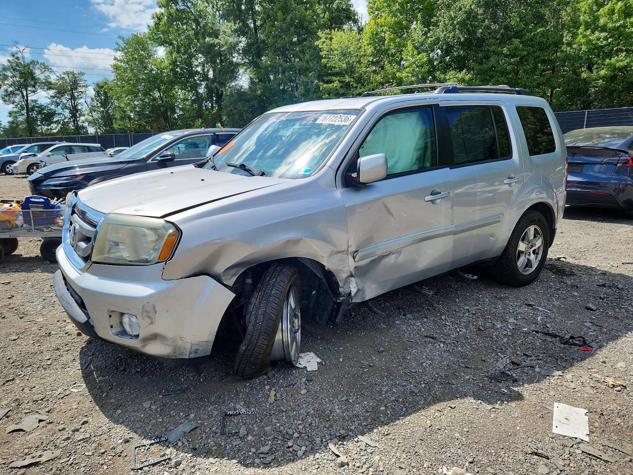 2011 HONDA PILOT EXL | 5FNYF4H59BB038890 | UPCARS