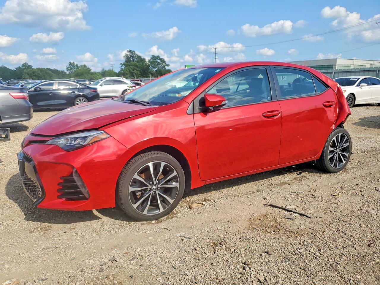 2017 TOYOTA COROLLA SE | 5YFBURHE2HP702498 | UPCARS