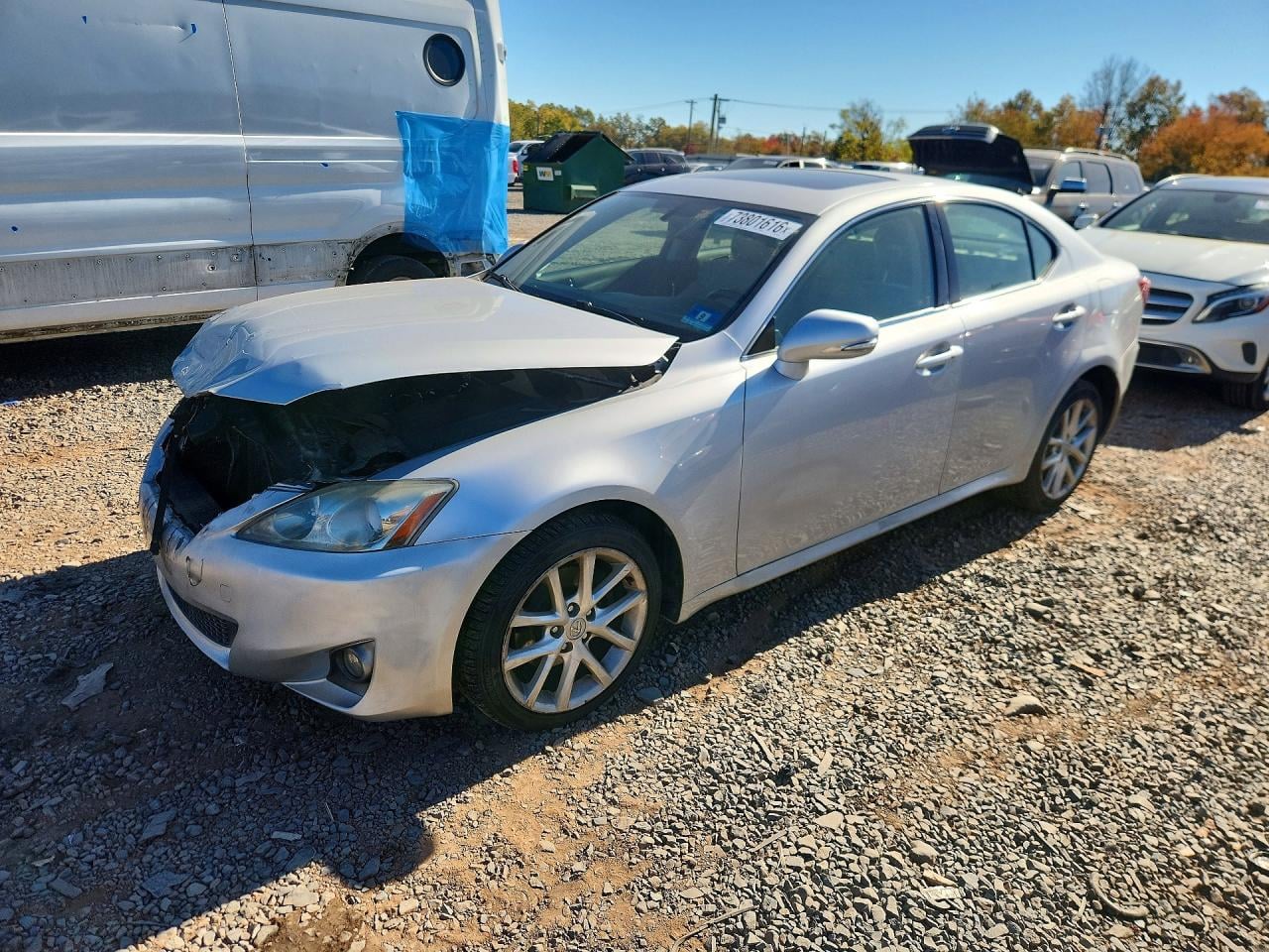 2011 LEXUS IS 250 | JTHCF5C22B5051459 | UPCARS