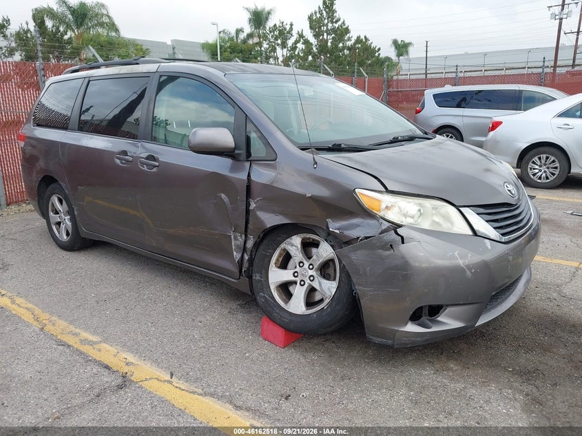 2012 TOYOTA SIENNA LE V6 8 PASSENGER | 5TDKK3DC7CS218298 | UPCARS
