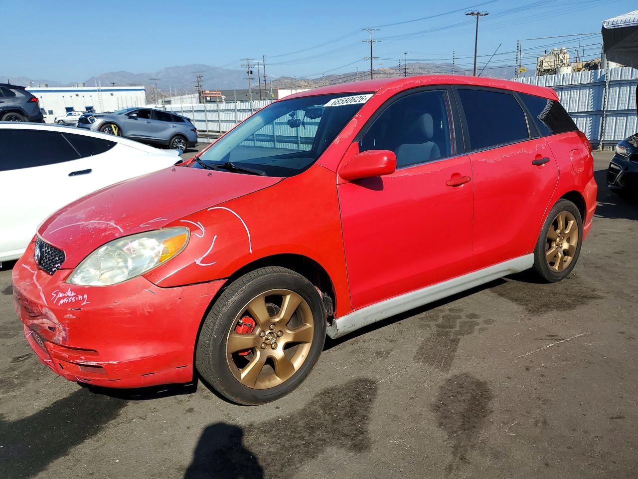 2003 TOYOTA MATRI XR | 2T1KR32E63C125359 | UPCARS