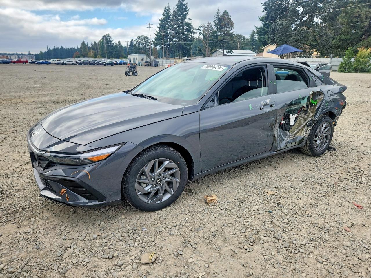 2024 HYUNDAI ELANTRA BLUE | KMHLM4DJ6RU110029 | UPCARS