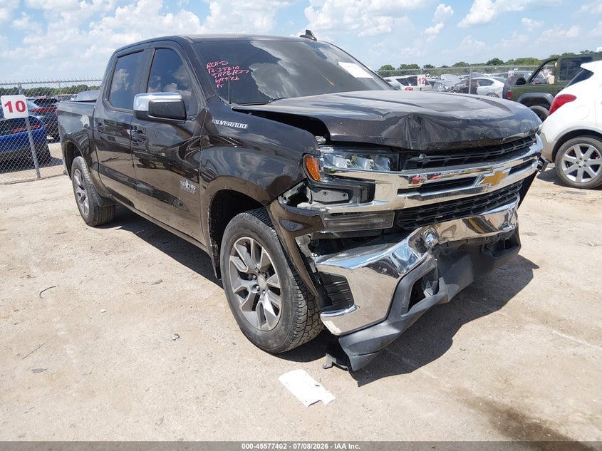 2020 CHEVROLET SILVERADO 1500 2WD  SHORT BED LT | 1GCPWCED0LZ115529 | UPCARS
