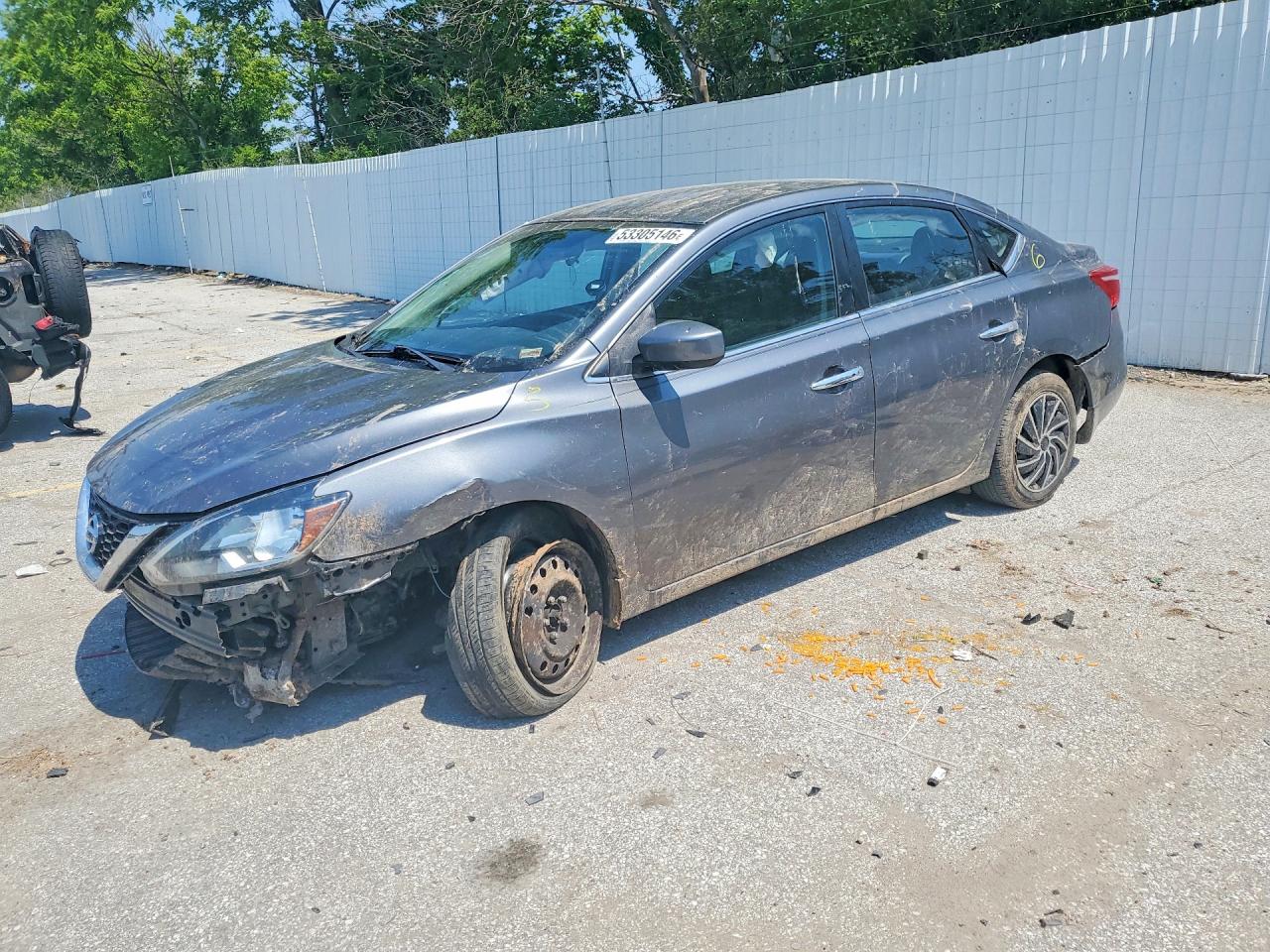 2016 NISSAN SENTRA S | 3N1AB7AP2GL660821 | UPCARS