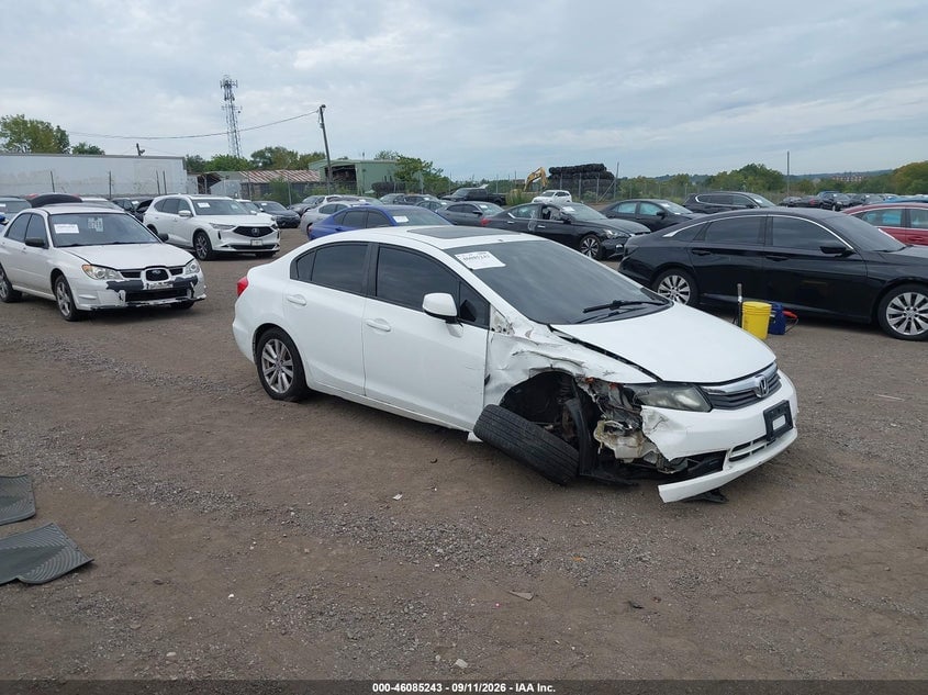 2012 HONDA CIVIC EX | 2HGFB2F86CH315867 | UPCARS