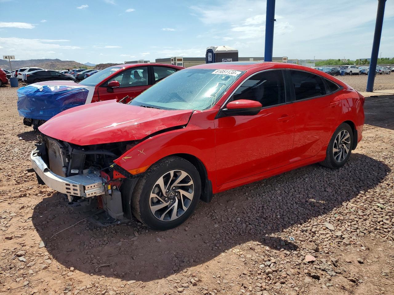 2017 HONDA CIVIC EX | 2HGFC2F74HH532233 | UPCARS