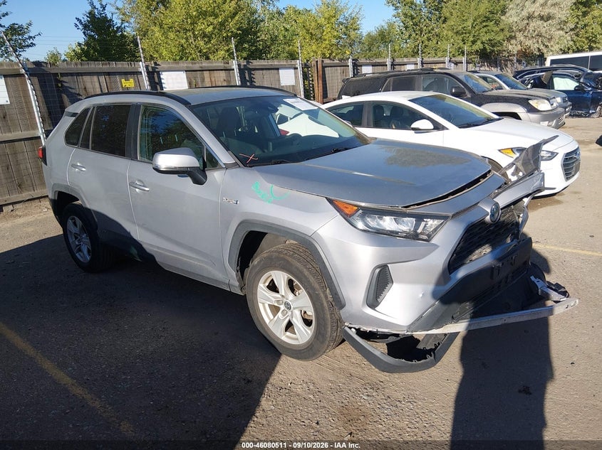 2021 TOYOTA RAV4 HYBRID LE | 4T3MWRFV6MU033433 | UPCARS