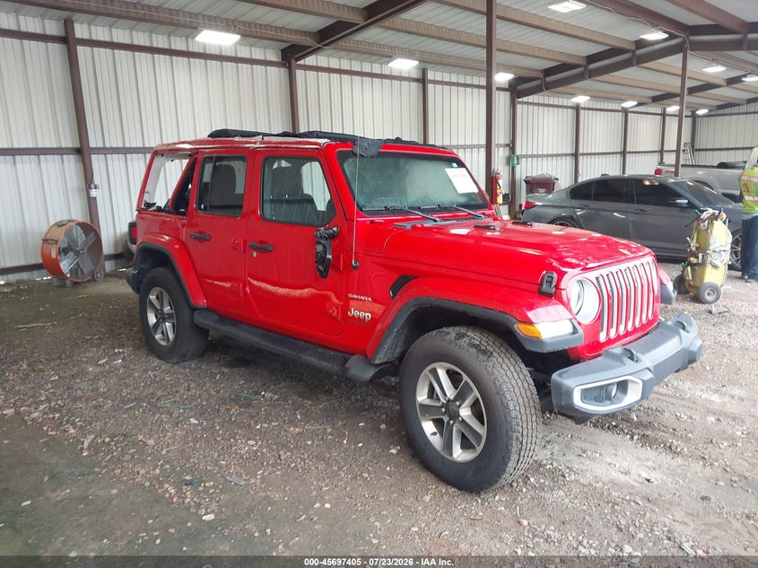 2022 JEEP WRANGLER UNLIMITED SAHARA 4X4 | 1C4HJXEG5NW124364 | UPCARS