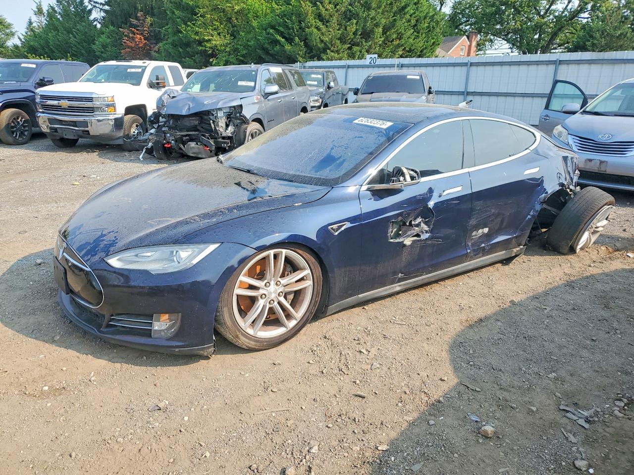 2013 TESLA MODEL S | 5YJSA1CN9DFP05163 | UPCARS