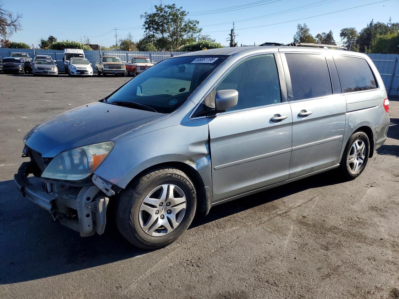 2007 HONDA ODYSSEY EXL | 5FNRL38707B006832 | UPCARS