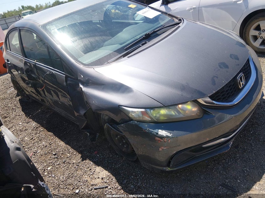 2013 HONDA CIVIC LX | 19XFB2F55DE055222 | UPCARS