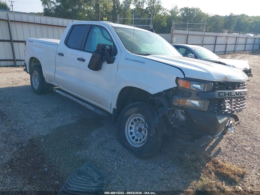 2020 CHEVROLET SILVERADO 1500 4WD  STANDARD BED WT | 1GCRYAEF4LZ130124 | UPCARS