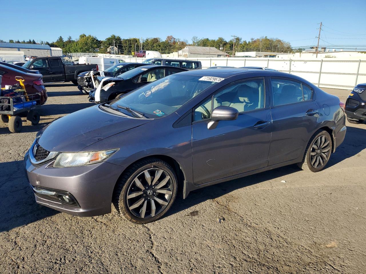 2014 HONDA CIVIC EXL | 19XFB2F92EE203590 | UPCARS