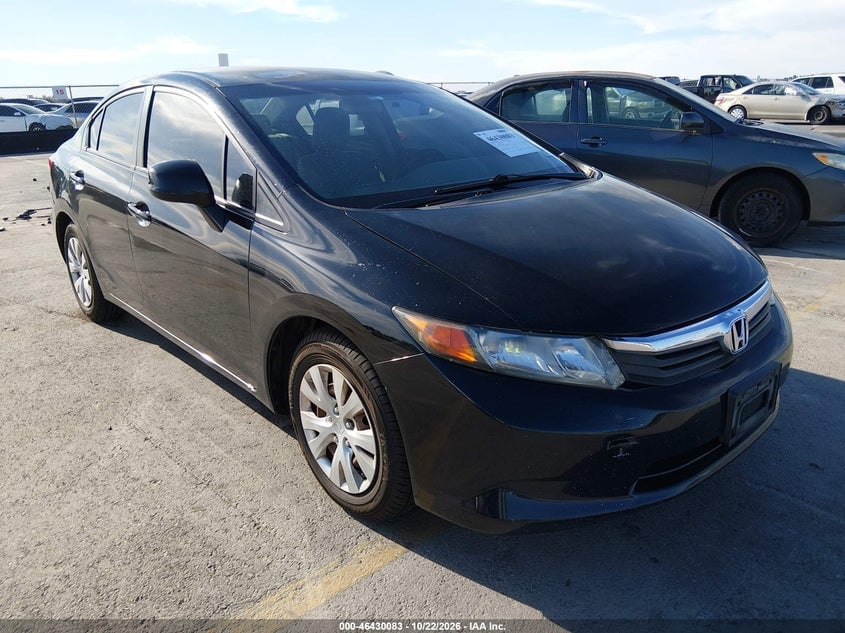 2012 HONDA CIVIC LX | 2HGFB2F57CH588435 | UPCARS