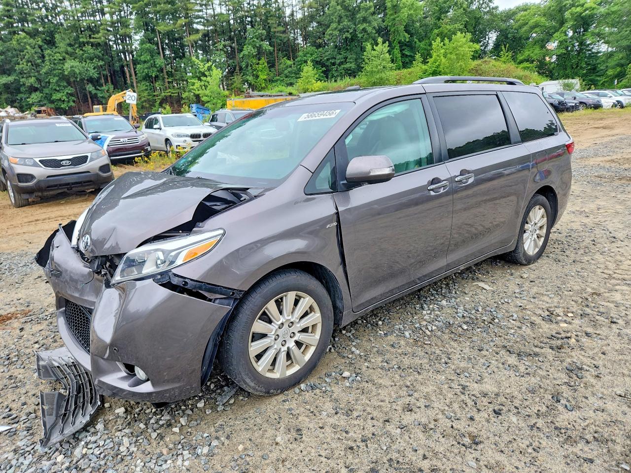 2017 TOYOTA SIENNA LIMITED 7-PASSENGER | 5TDDZ3DC6HS156601 | UPCARS