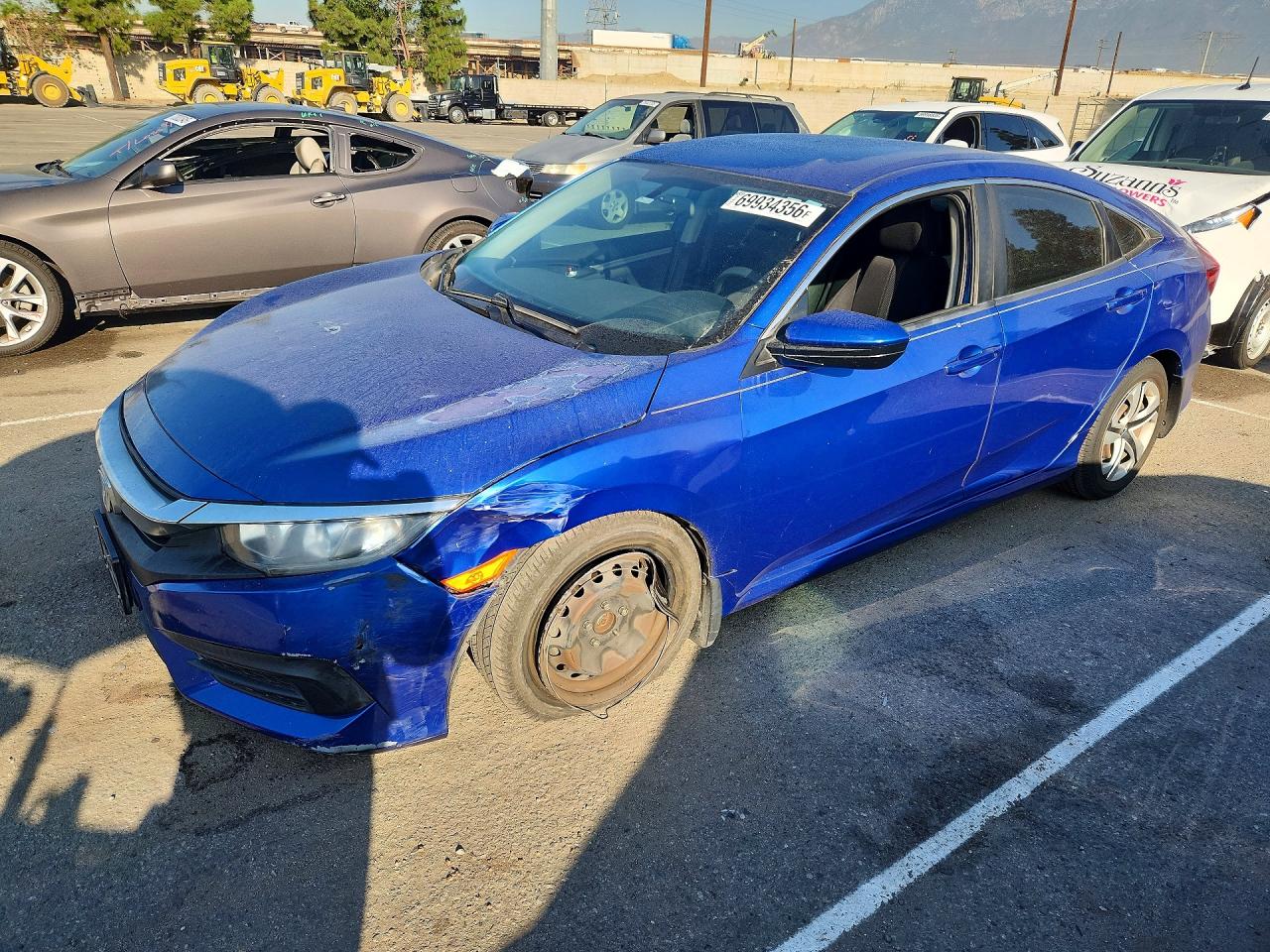 2017 HONDA CIVIC LX | 19XFC2F55HE022658 | UPCARS