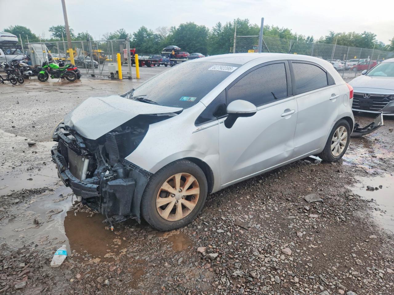 2014 KIA RIO EX | KNADN5A35E6415177 | UPCARS