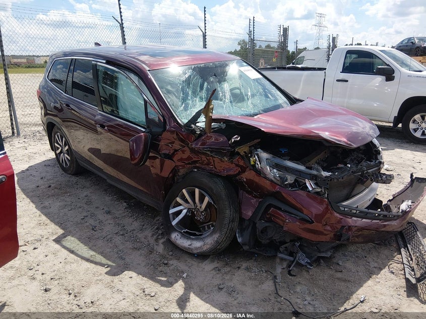 2019 HONDA PILOT EX-L | 5FNYF5H55KB010333 | UPCARS