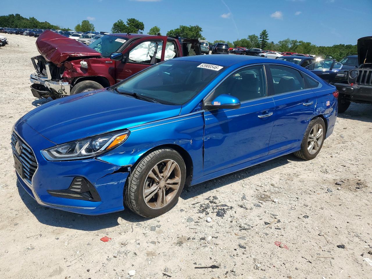 2018 HYUNDAI SONATA SEL | 5NPE34AF6JH598784 | UPCARS
