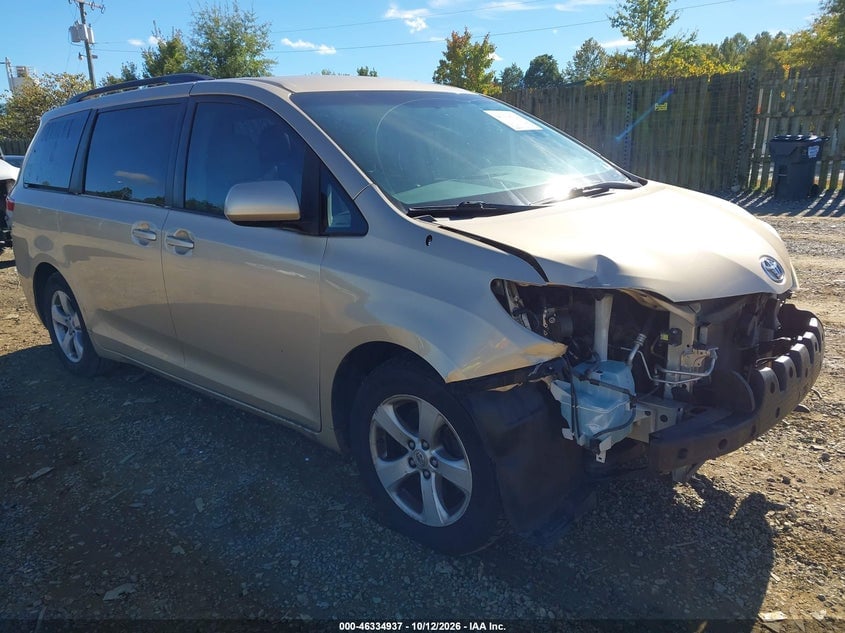 2012 TOYOTA SIENNA LE V6 8 PASSENGER | 5TDKK3DC5CS188914 | UPCARS