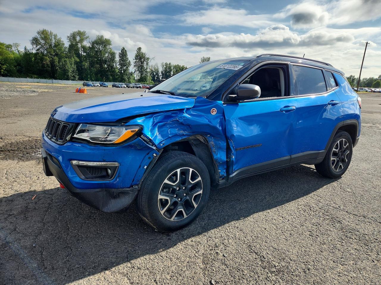 2021 JEEP COMPASS TRAILHAWK | 3C4NJDDB2MT541680 | UPCARS