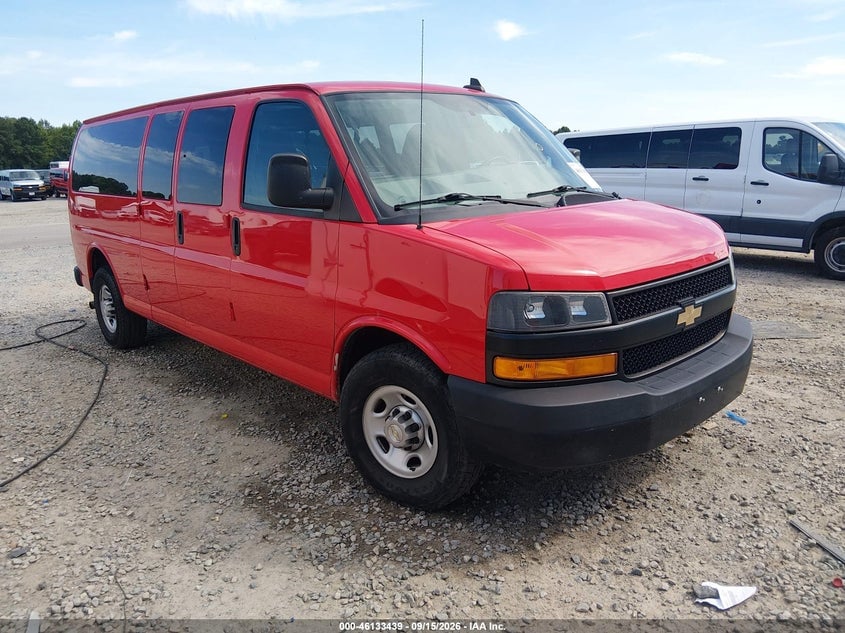 2020 CHEVROLET EXPRESS PASSENGE RWD 3500 EXTENDED WHEELBASE LS | 1GAZGNFG4L1253138 | UPCARS
