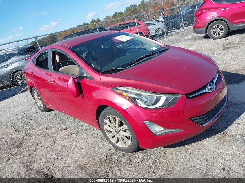 2014 HYUNDAI ELANTRA SE (ULSAN PLANT) | KMHDH4AE1EU083381 | UPCARS
