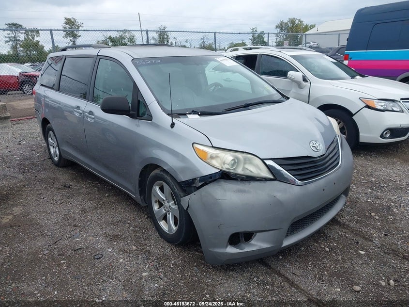2012 TOYOTA SIENNA LE V6 8 PASSENGER | 5TDKK3DC5CS266009 | UPCARS