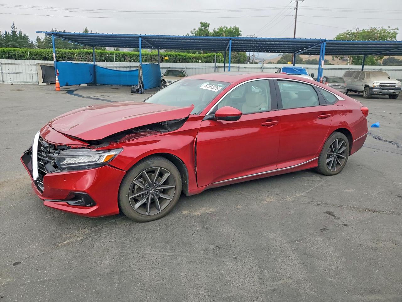 2022 HONDA ACCORD EXL | 1HGCV1F55NA013577 | UPCARS