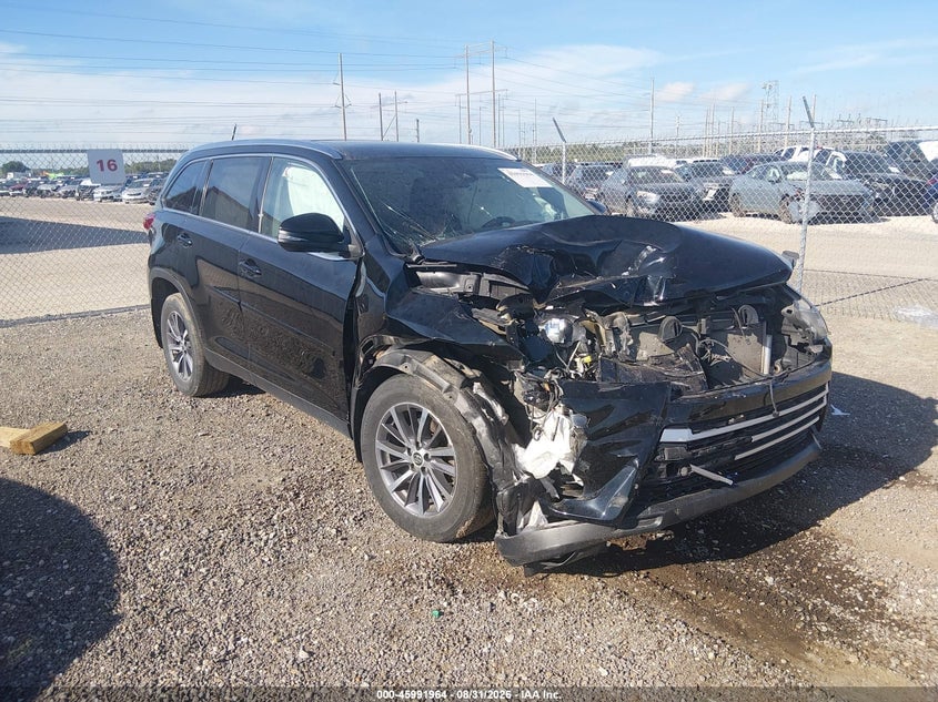 2019 TOYOTA HIGHLANDER XLE | 5TDKZRFH1KS321027 | UPCARS