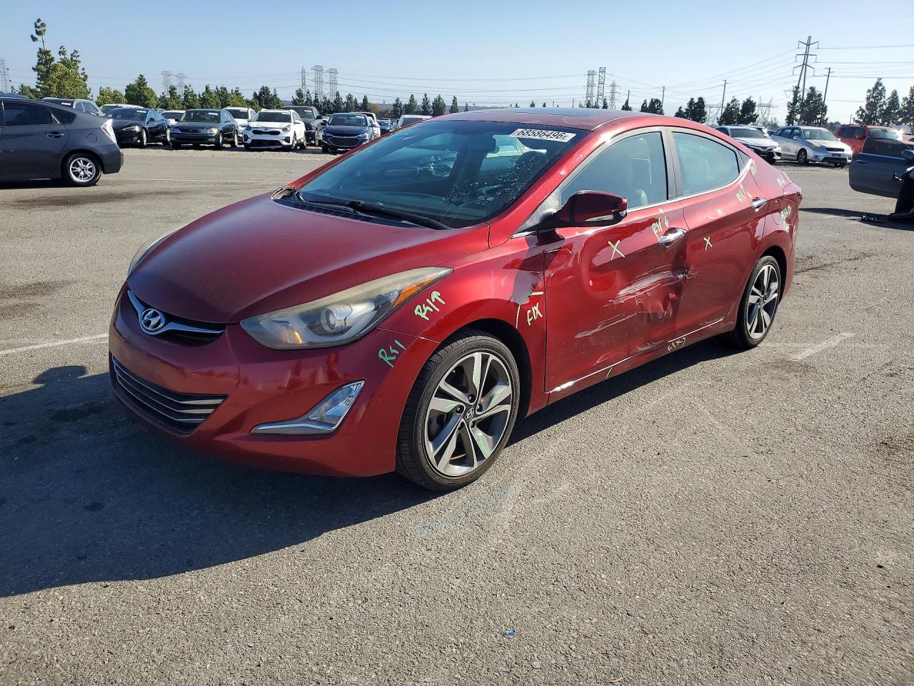 2015 HYUNDAI ELANTRA LIMITED | 5NPDH4AE2FH555328 | UPCARS