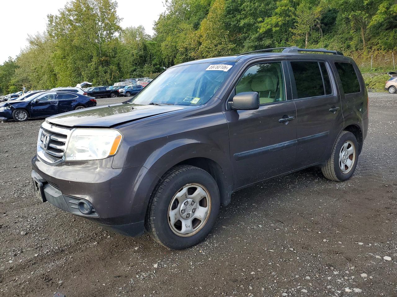 2012 HONDA PILOT LX | 5FNYF4H25CB005151 | UPCARS