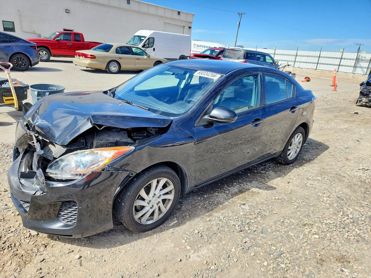 2012 MAZDA 3 I | JM1BL1W76C1533768 | UPCARS