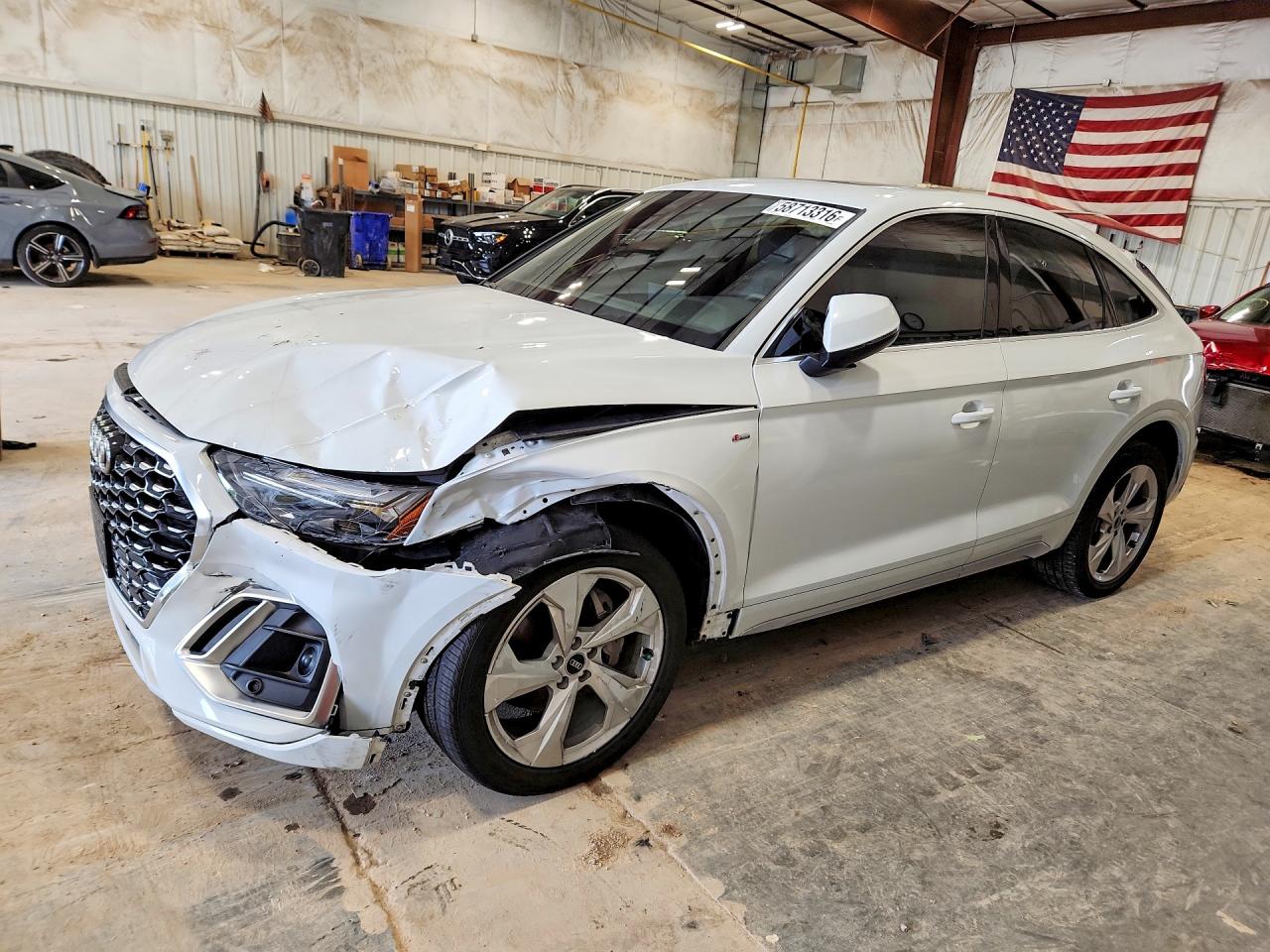 2022 AUDI Q5 SPORTBACK PRM PLS 45 | WA15AAFY7N2044086 | UPCARS