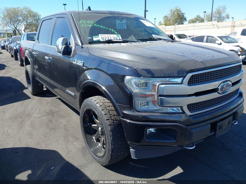 2019 FORD F-150 PLATINUM | 1FTFW1E12KFA17432 | UPCARS
