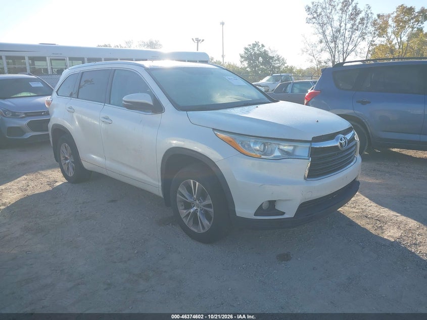 2014 TOYOTA HIGHLANDER XLE V6 | 5TDJKRFH2ES036874 | UPCARS